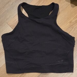 Lululemon Athletica Black Activewear Tank Top With Built In Bra